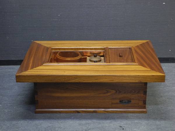 欅長火鉢（関西風） 長火鉢 関西火鉢 欅 欅製 火鉢の中古品・新品・未