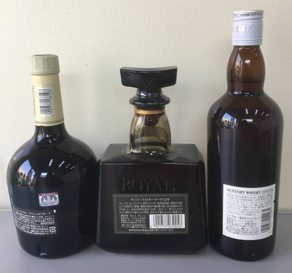 ☆古酒 サントリーローヤルを含むサントリーウイスキー 3本セット☆