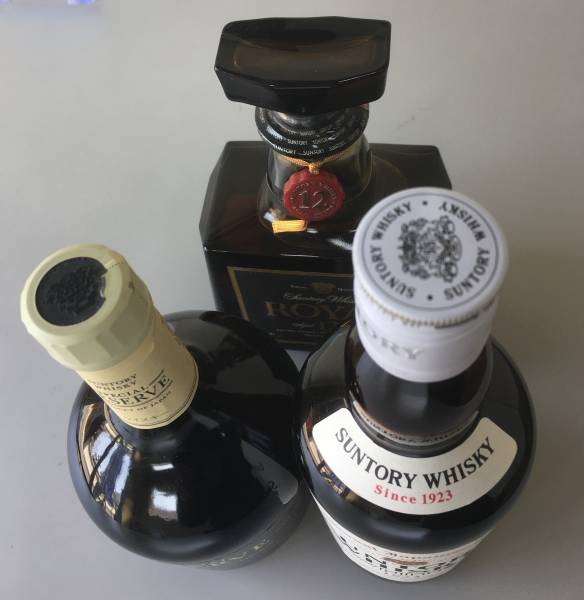 ☆古酒 サントリーローヤルを含むサントリーウイスキー 3本セット☆