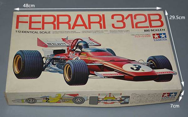 FERRARI 312B・1/12 IDENTICAL SCALE・田宮製・ご当時物 FERRARI 312B 1⁄12