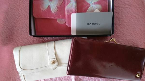 ヴィアドアン 長財布 かぶせ VIA DOAN 牛革 本革 レザー ドルチェ 225 　おまけ他2
