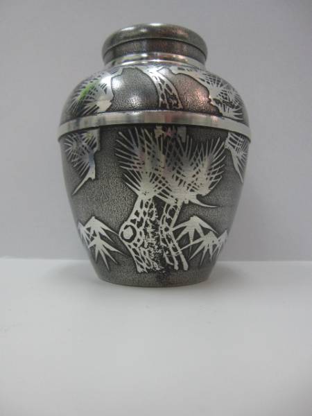 骨董　茶入れ　茶筒 錫器祭 薩摩錫器 薩摩 浅田 茶器 茶入 茶筒 薩摩錫器朝日堂