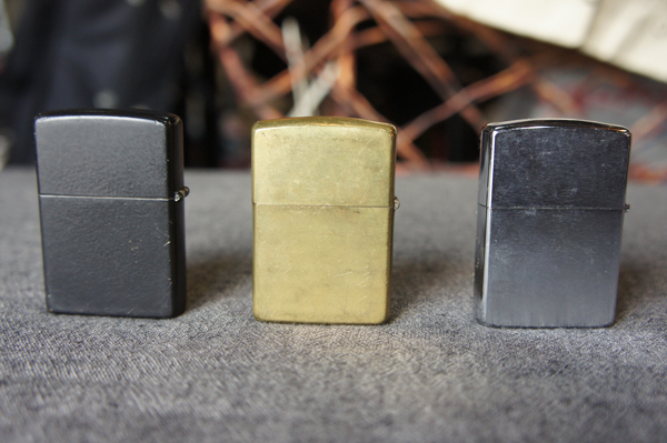 Zippoライター3個セット 1983年ブラック 1991年WIND-PROOF 1993年ブラス地 ハワイ刻印