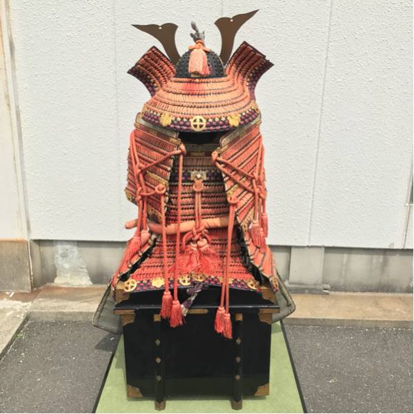 等身大 甲冑 島津義弘 兜鎧一式 白キツネ 武具 脛当 防具 五月人形 