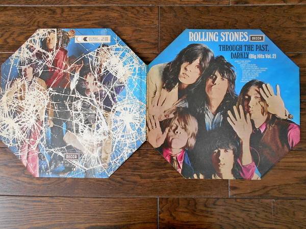 Rolling Stones / Through The Past Darkly コーティング8角変型ジャケ 仏オリジナルLP 状態良好！