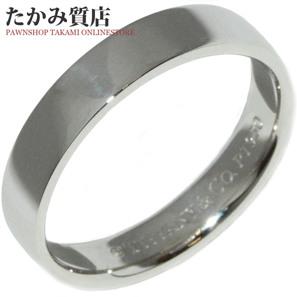 質屋[中古]ティファニー Pt950 指輪(メンズリング) 15号