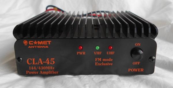 【送料込み】COMET コメット パワーアンプリファイア CLA-45 全国無料，正規品 144/430MHz45/35Wパワーアンプ！コメット”CLA-45