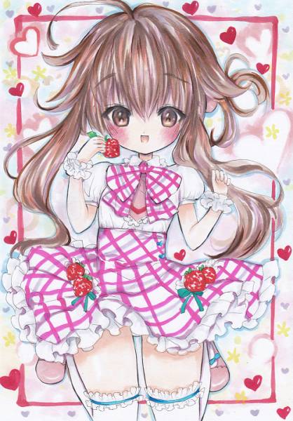 同人 手描き イラスト 艦隊これくしょん 艦これ 電 Strawberry B5 手描きイラスト 売買されたオークション情報 Yahooの商品情報をアーカイブ公開 オークファン Aucfan Com