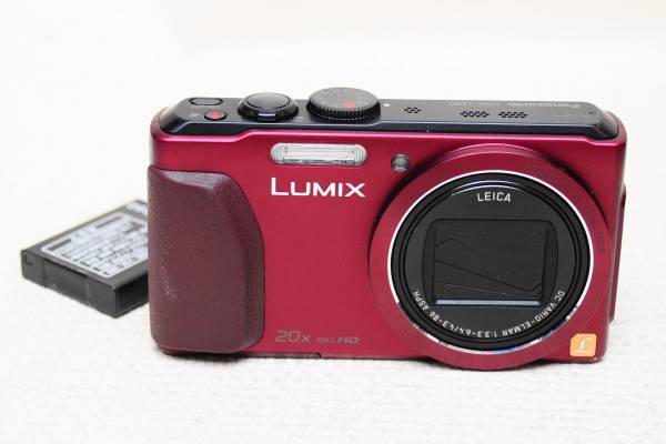 パナソニック＞Panasonic PANASONIC DMC-TZ40 レッド 1810万画素 難