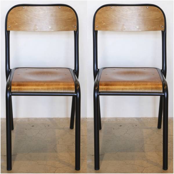 Knot antiques アイアンチェア 2脚 ノットアンティークス 関家具 廃盤