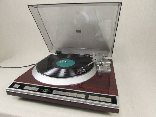 DENON レコードプレーヤー DP-45F MMカートリッジ DL-65付 動作 DENON レコードプレーヤー DP-45F MMカートリッジ DL-65付 動作