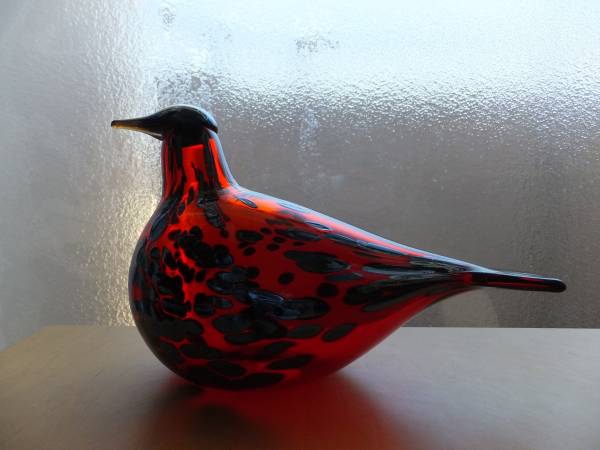 イッタラ バード☆Birds by Oiva Toikka☆Ruby Bird レッド