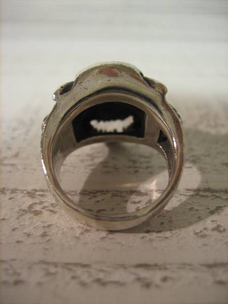 般若 スカルリング シルバー925(16号)(9g)指輪 はんにゃ ハンニャ（か  