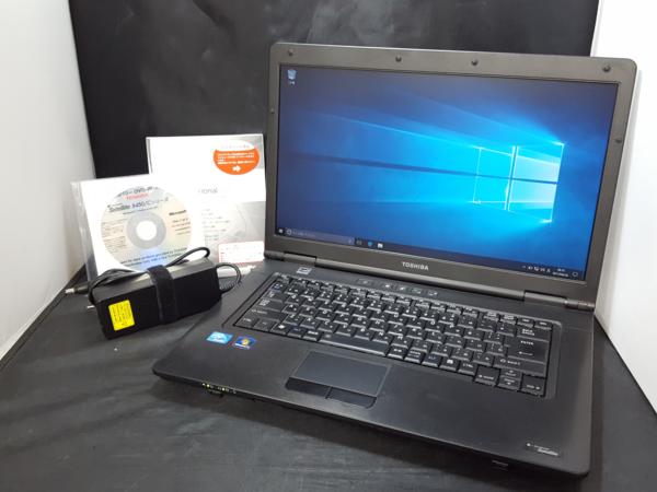 【東芝】dynabook Satellite B450/C Celeron-925 2.30GHz Windows10Pro DVDROM MSOfficeProfessional2007 付属有
