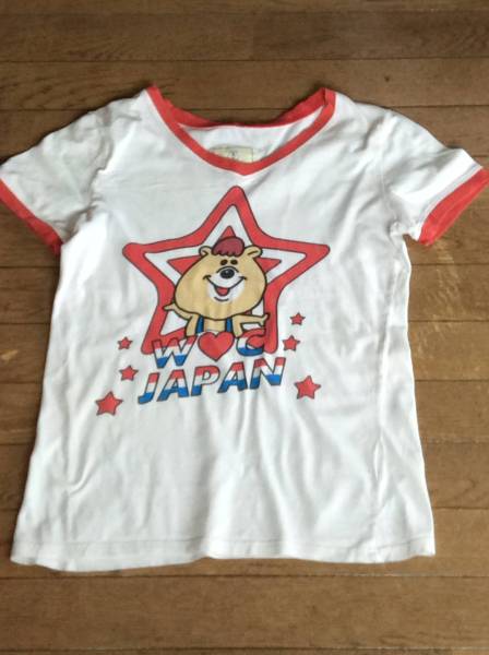 Used Wc くまたんのtee V首 白x赤 M イラスト キャラクター 売買されたオークション情報 Yahooの商品情報をアーカイブ公開 オークファン Aucfan Com