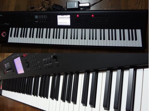 【訳あり】KORG M50-88 シンセサイザー 88鍵 RH3　ケース付 KORG コルグ 88鍵 RH3鍵盤搭載 シンセサイザー m50-88(コルグ)｜売買
