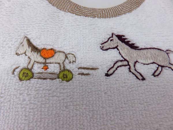 エルメス 馬刺繍 スタイ