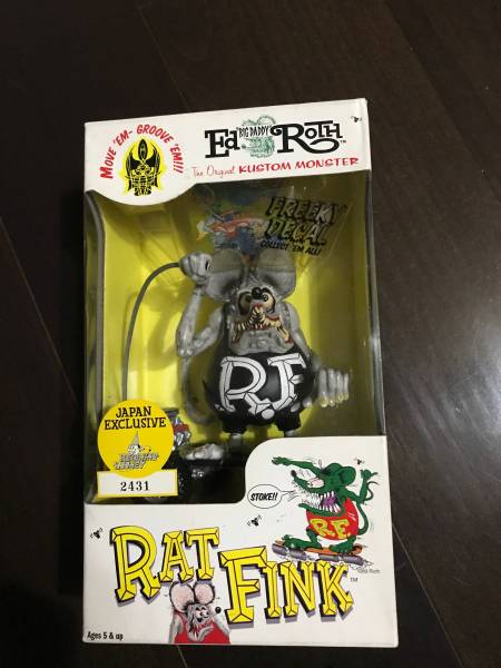 ラットフィンク フィギュア RatFink （スケートボード・バイク