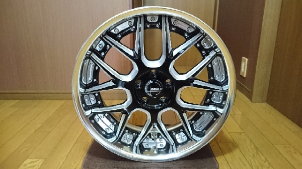 美品☆アミスタット ライエン m07 マシニングメッシュ 20インチ １本_1