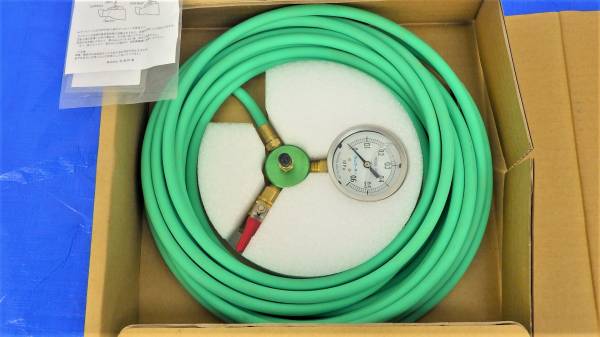 カンツール エアープラグホース HT-10T 圧力計 10m 止水用 即決 税込