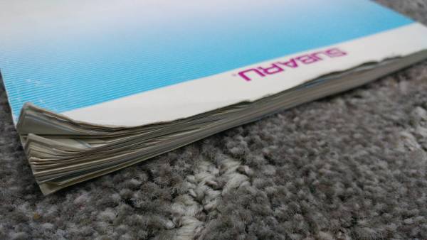 ◆スバル◆サンバー◆取扱説明書 1995年2月発行◆中古◆トラック バン パネルバン ディアス KS3 KS4 KV3 KV4 SAMBAR SUBARU _3