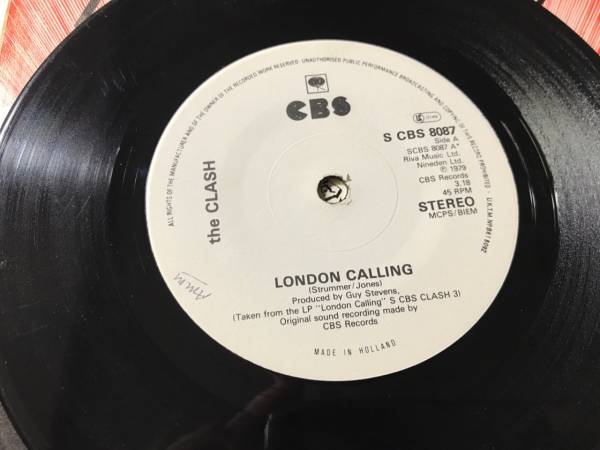 The Clash London Calling / Armagideon Time UKオリジナル盤 ７インチ_3