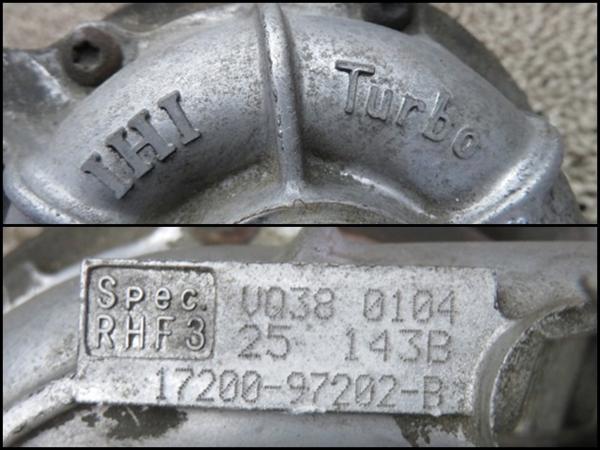 3337・ダイハツ テリオスキッド J131G/J111G【タービンASSY】EF-DEM