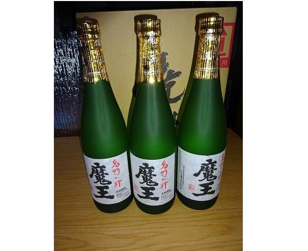 魔王 720ml 芋焼酎 : 焼酎 + 白玉醸造 ２５度 0 3本（焼酎｜日本酒・