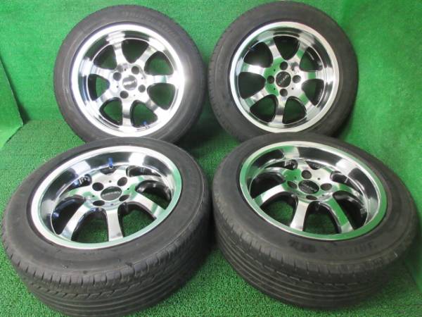 BS レグノ GR-8000 195/55R15 WORKホイール付 ヴィッツ等 売切！_1