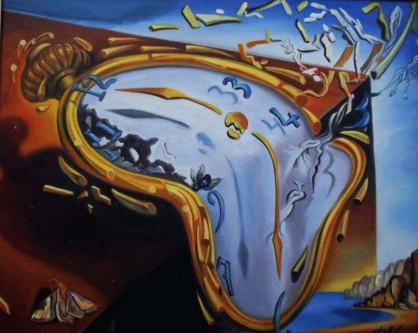 サルバドール ダリ Relogios Moles 土竜時計 油彩画 抽象画 売買されたオークション情報 Yahooの商品情報をアーカイブ公開 オークファン Aucfan Com