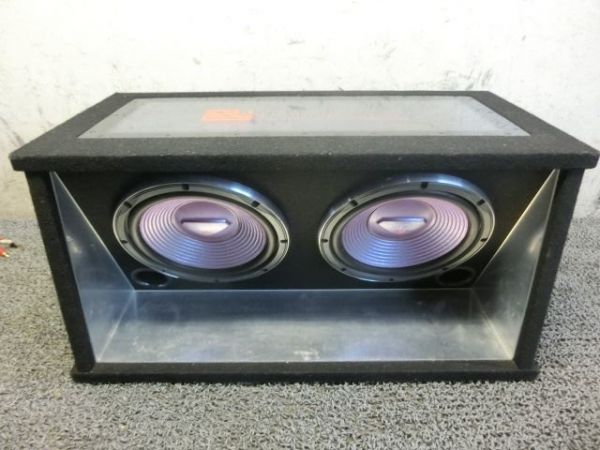 【激安!】ADDZEST アゼスト GS-756A-01 ウーハーボックス オーディオ ウーファー 汎用 /F6-260