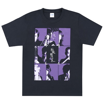 和楽器バンド 八重流グラフィックTシャツ ブラック 黒「 第一回 八重流総会」 【Mサイズ】