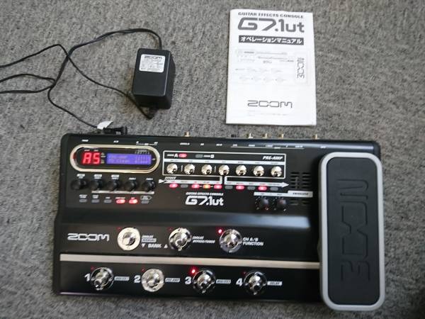ZOOM G7.1ut マルチエフェクター 真空管使用エナジャイザー搭載 ZOOM