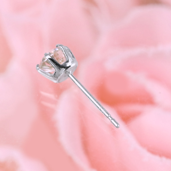 ピアス 両耳 ダイヤモンド 計 1.0ct（片耳 0.5ct）一粒 スタッド 1円 
