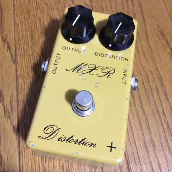 MXR Distortion+ Script ヴィンテージ ディストーション スクリプトロゴ