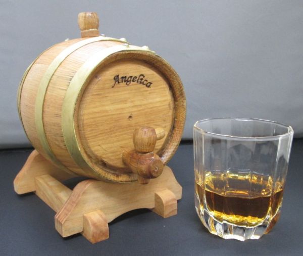 【訳有】 オーク製ミニ樽 熟成&サーバー/オリジナルな酒を造る1G