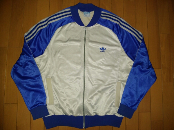 所ジョージさん 着用 USA製 アディダス Vintage ジャージ 青 銀 ATP