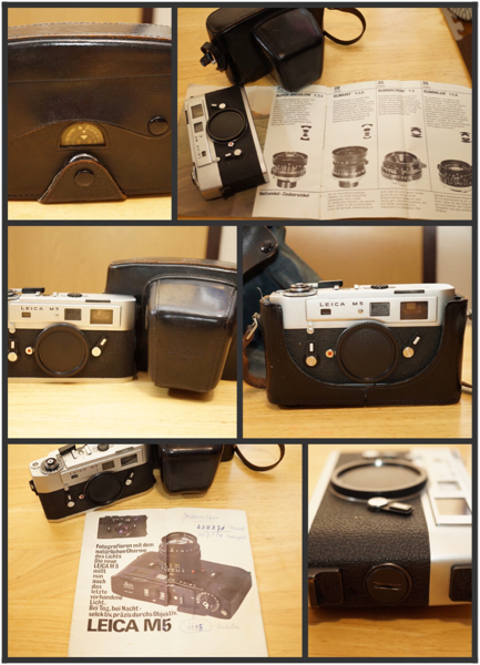 ライカ Leica M5 3点吊 美品 純正ケース 説明書付 検索 leica M3 M2 M4
