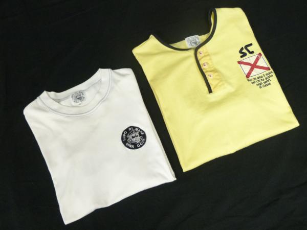 2447シナコバ本物トップス白×イエロー系豪華2点セットLLサイズ