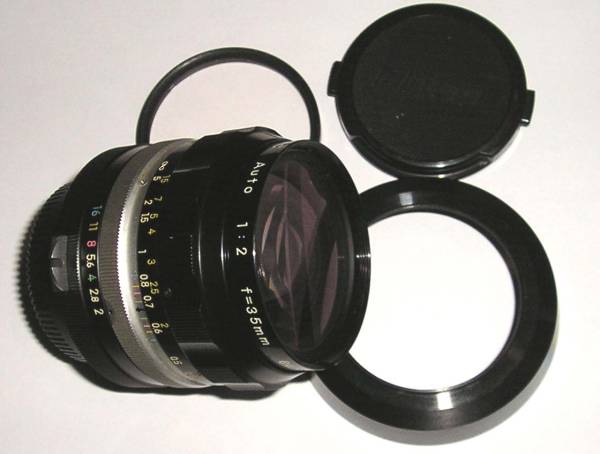 35mm Nikon Auto ニコン NIKKOR-O・C Auto 35mm F2 非Ai NIKON
