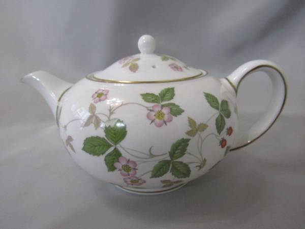 未使用品　ウエッジウッド　ワイルドストロベリー　ティーポット