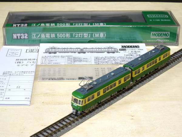 MODEMO NT32 江ノ島電鉄 500形 2灯型 (M車) MODEMO NT32 江ノ島電鉄 500形 2灯型 (M車) MODEMO 江ノ島電鉄 500形 「