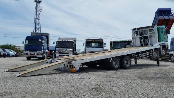 H9年式　三菱　S.グレート　セルフローダー　自動歩み　超美車　4軸低床　車検付き　71万キロ　実走行　最大積載量13000kg　 25t　売りきり_2