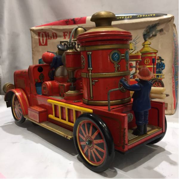 ブリキ 消防車 モダントイズ 増田屋 old fashioned fire engine