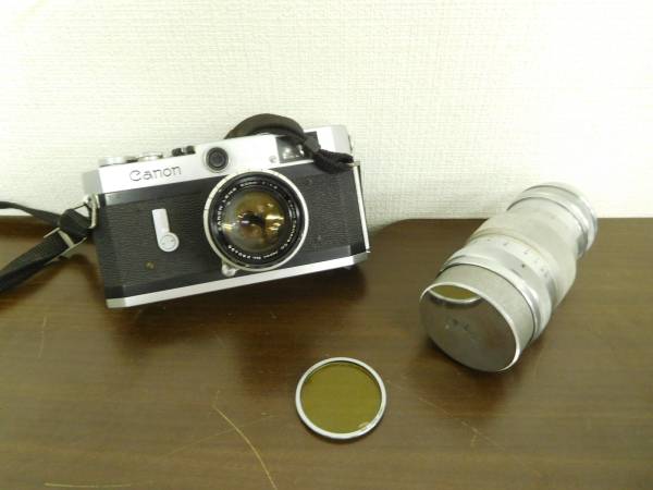 4219　キャノン Canon P カメラ 50mm f:1.8 レンズセット