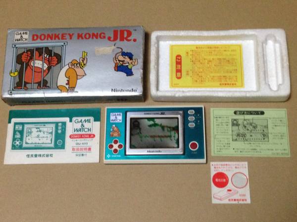 任天堂 1982年 ゲームウォッチ ドンキーコングJR. 箱説あり レトロ 