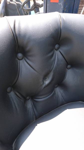 高級品質！格安出品！ハイカウンターチェア/ダイニングチェア 回転 ソフトレザー　在庫17脚 未使用品♪ 360°回転バースツール2脚セット、カウンター高さバースツール、無垢材