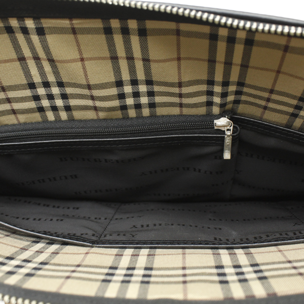 人気！美品 BURBERRY バーバリー 牛革レザー使用 ブリーフケース