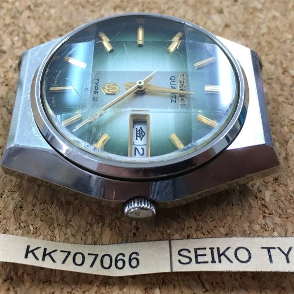 希少1970年代SEIKO セイコー TYPEⅡ タイプ2 電池交換済み ジャンク