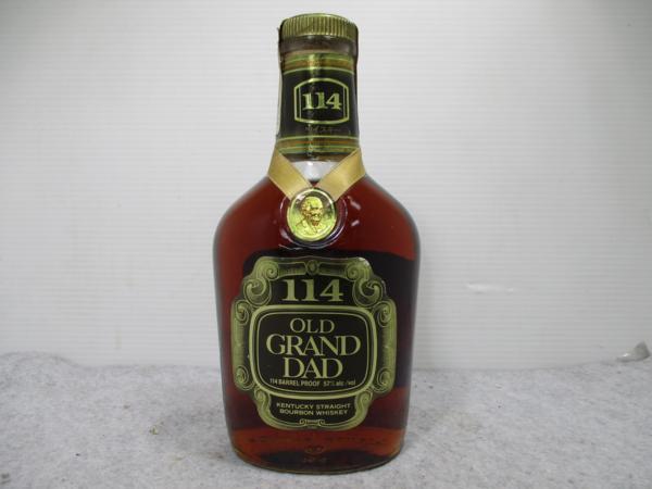 【古酒】OLD GRAND DAD/オールドグランドダット 114 旧ボトル LOT No.18 750ml/57度 バーボン 未開栓 KENTUCKY BOURBON WHISKY E13905